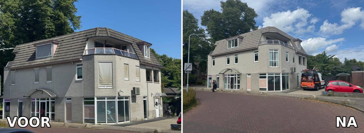 Voor en na buitenmuur impregneren Zaanstad - Professioneel resultaat