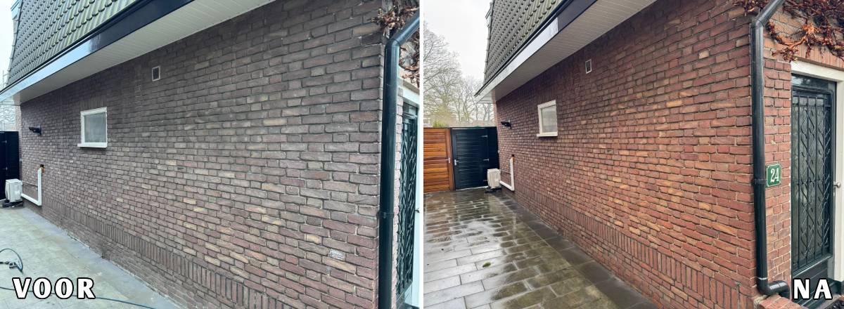 Voor en na gevel impregneren tegen vocht Zaanstad - Effectieve bescherming